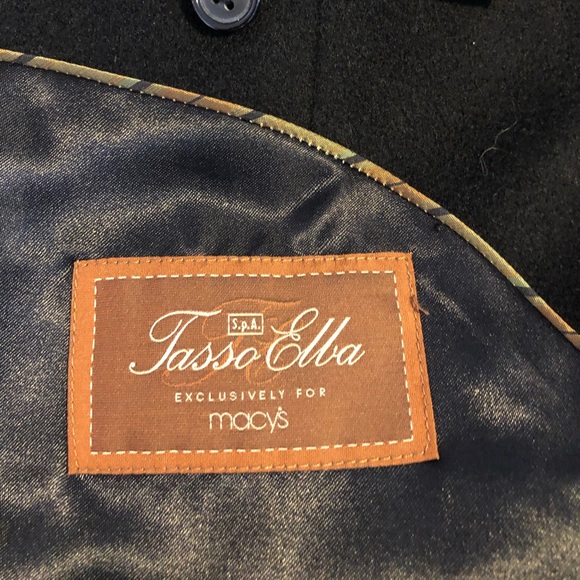 Tasso & Elba for Macy’s wool/cashmere overcoat - Picture 4 of 4